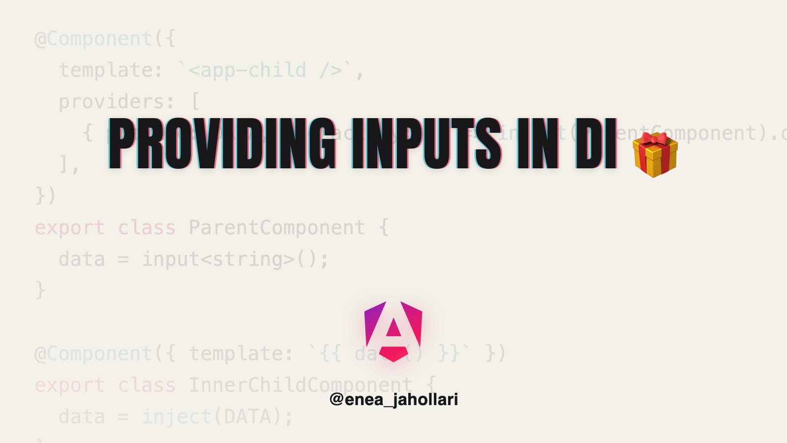 Learn how to use the new signal inputs for removing prop drilling of inputs in Angular.