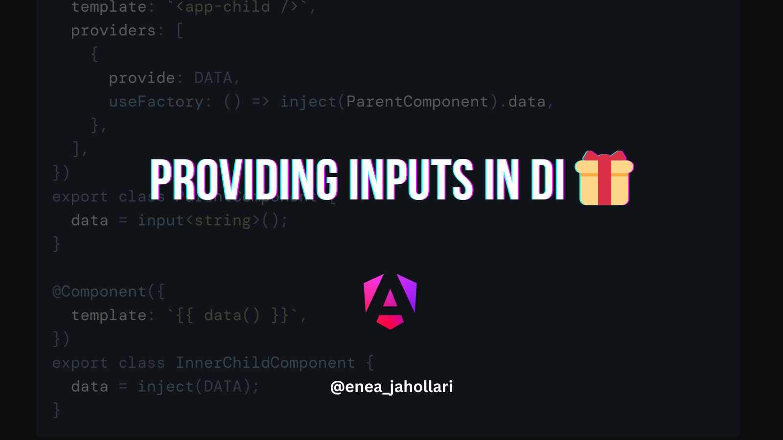 Learn how to use the new signal inputs for removing prop drilling of inputs in Angular.